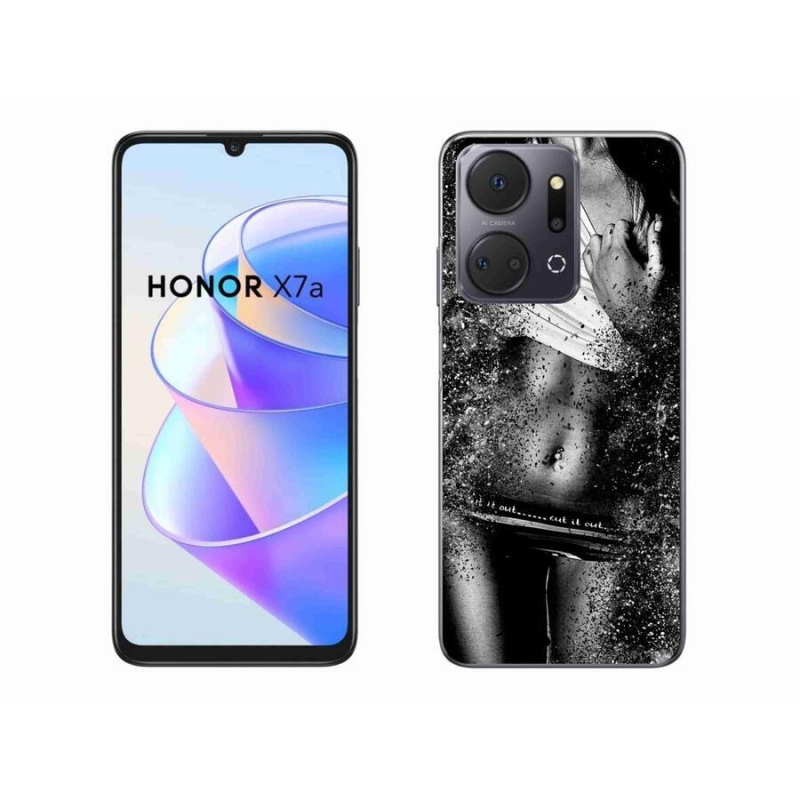 Gél borító mmCase a Honor X7a számára - szexi nő 1