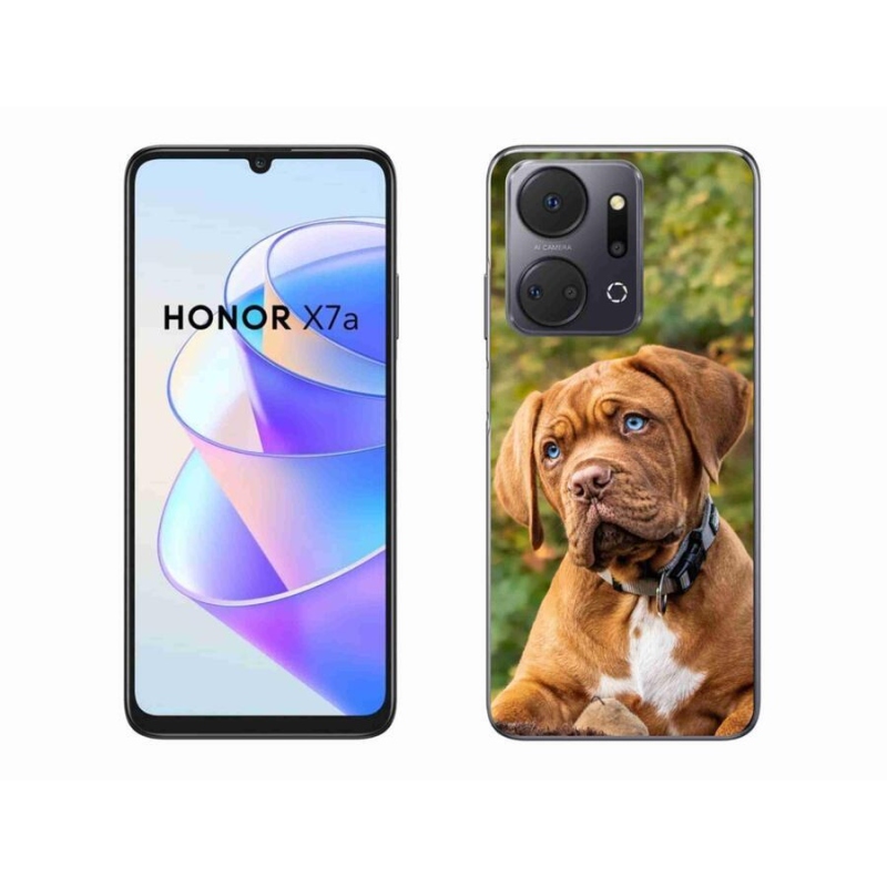Zselés borítás mmCase a Honor X7a készülékhez - kölyökkutyakék