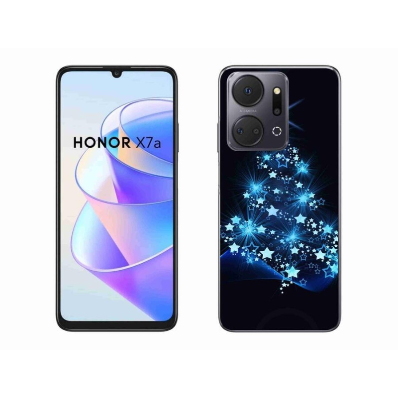 Gél borítás mmCase a Honor X7a számára - karácsonyfa