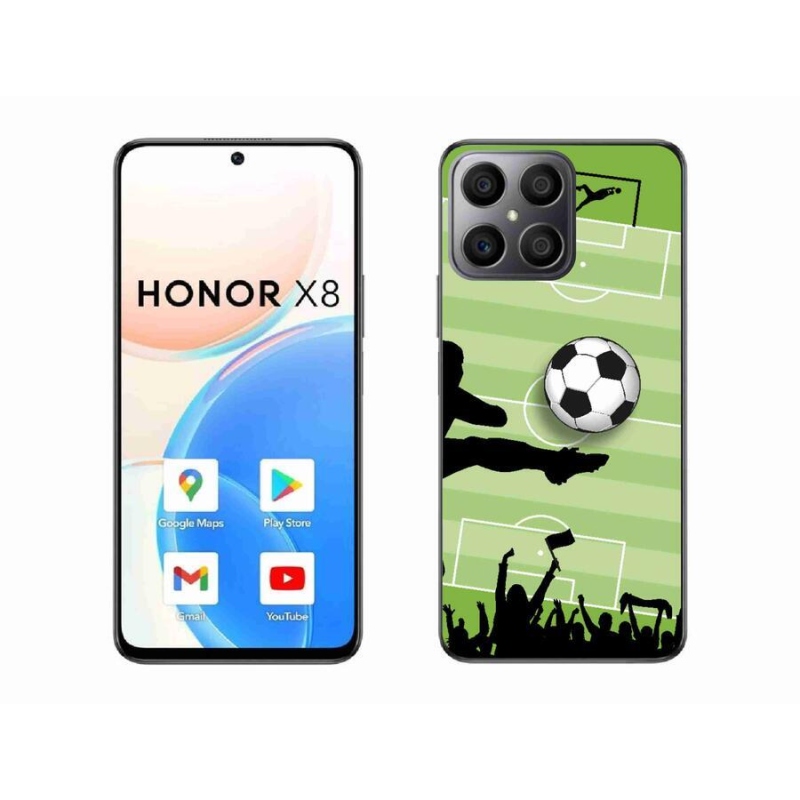 Gél borítás mmCase a Honor X8 4G-hez - futball 3