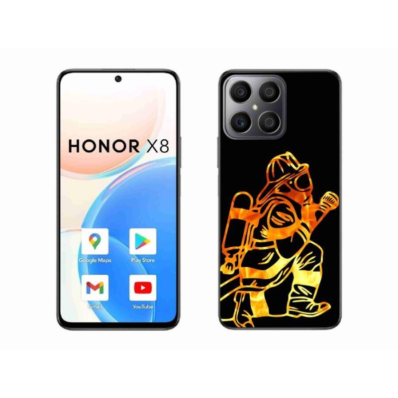 Gél borítás mmCase a Honor X8 4G-hez - tűzoltó 1
