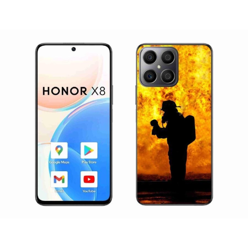 Gél borítás mmCase a Honor X8 4G-hez - tűzoltó