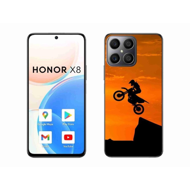 Zselés borítás mmCase a Honor X8 4G-hez - motocross
