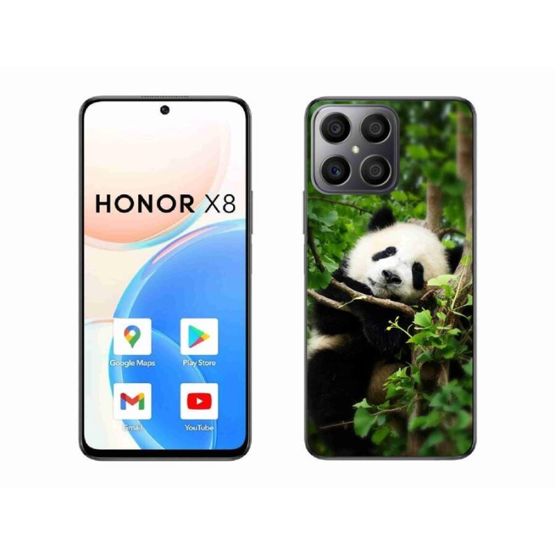 Gél borítás mmCase a Honor X8 4G-hez - panda