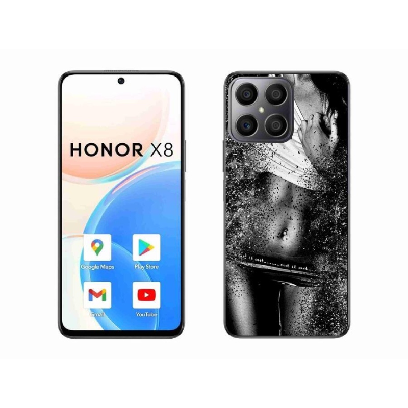 Gél borítás mmCase a Honor X8 4G-hez - szexi nő 1