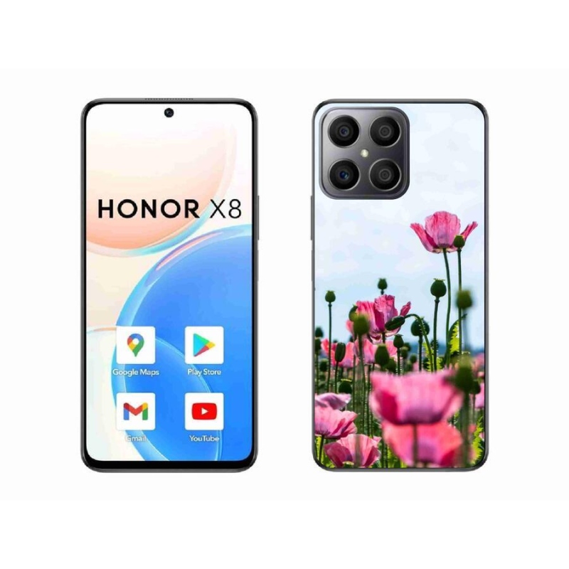 Gél borítás mmCase a Honor X8 4G készülékhez - mákos színű