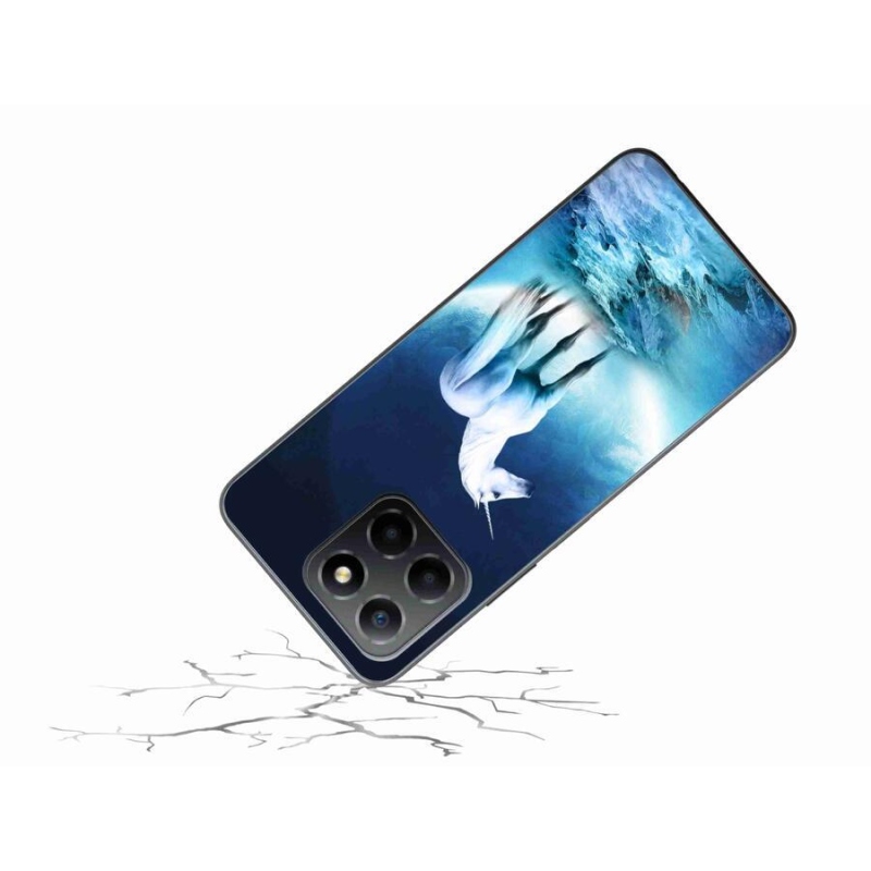 Zselés borítás mmCase a Honor X8 5G/Honor 70 Lite 5G készülékhez - fehér egyszarvú