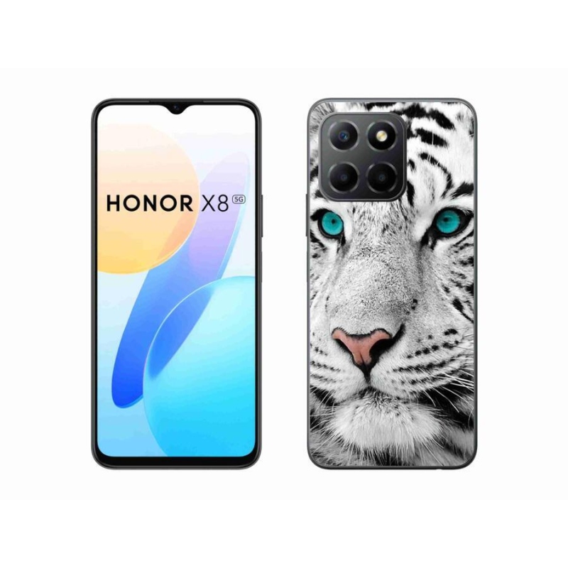 Zselés borítás mmCase a Honor X8 5G/Honor 70 Lite 5G készülékhez - fehér tigris