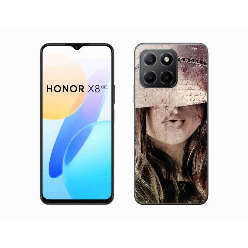 Zselés borítás mmCase a Honor X8 5G/Honor 70 Lite 5G számára - lány