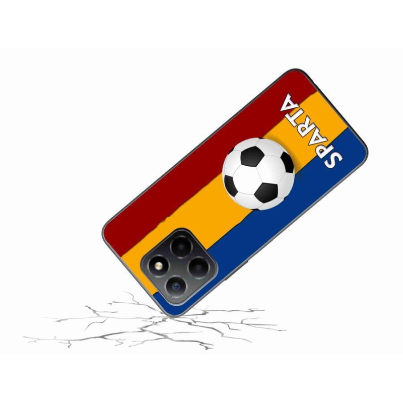 Zselés borítás mmCase a Honor X8 5G/Honor 70 Lite 5G számára - futball 1