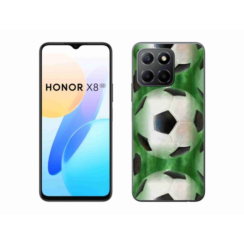 Gél borítás mmCase a Honor X8 5G/Honor 70 Lite 5G számára - focilabda