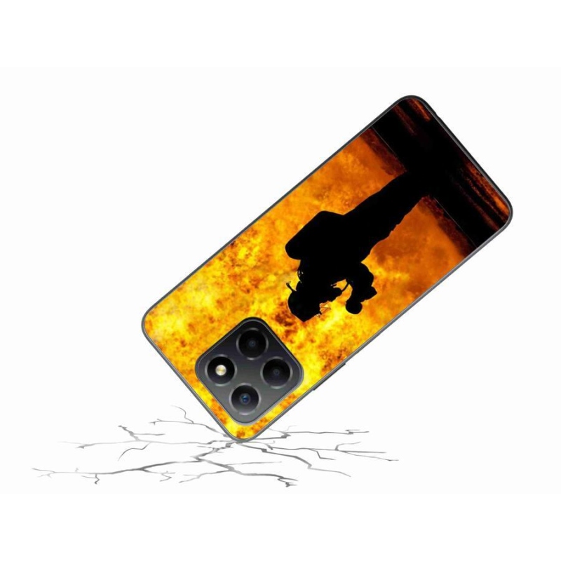 Zselés borítás mmCase a Honor X8 5G/Honor 70 Lite 5G számára - tűzoltó