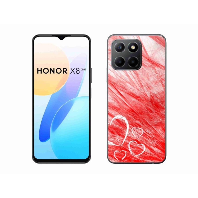 Gél borítás mmCase a Honor X8 5G/Honor 70 Lite 5G számára - szív
