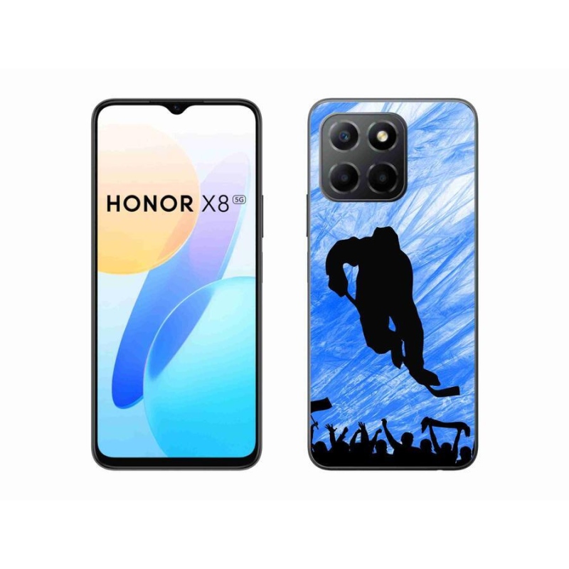 Zselés borítás mmCase a Honor X8 5G/Honor 70 Lite 5G számára - hokis játékos