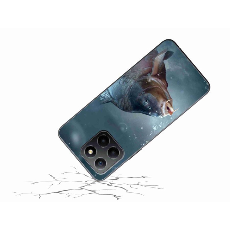 Zselés borítás mmCase a Honor X8 5G/Honor 70 Lite 5G számára - ponty és buborékok