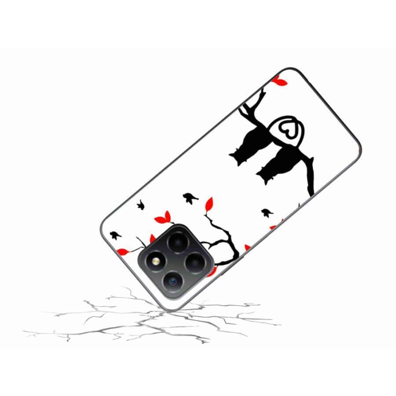 Gél borítás mmCase a Honor X8 5G/Honor 70 Lite 5G számára - macska szeretet