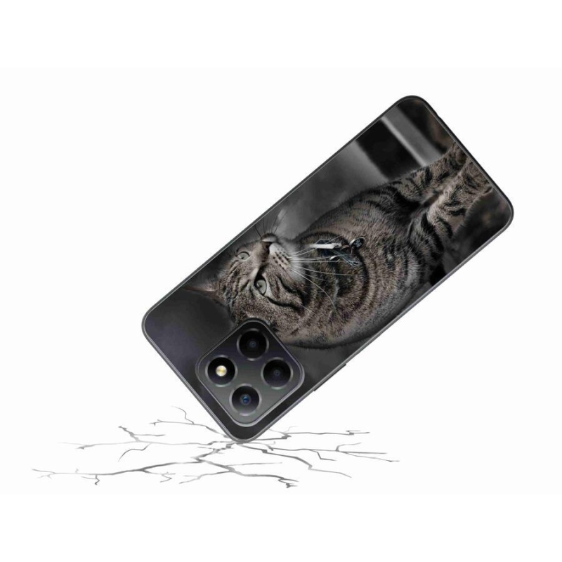 Zselés borítás mmCase a Honor X8 5G/Honor 70 Lite 5G számára - macska