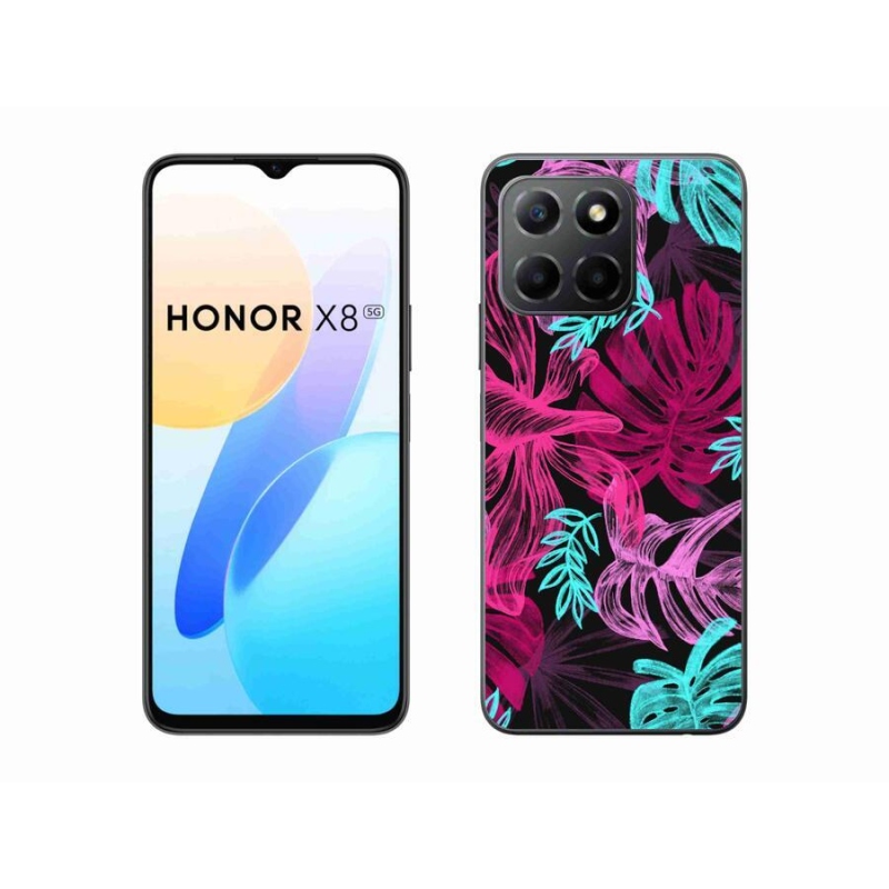 Zselés borítás mmCase a Honor X8 5G/Honor 70 Lite 5G számára - virágok 1