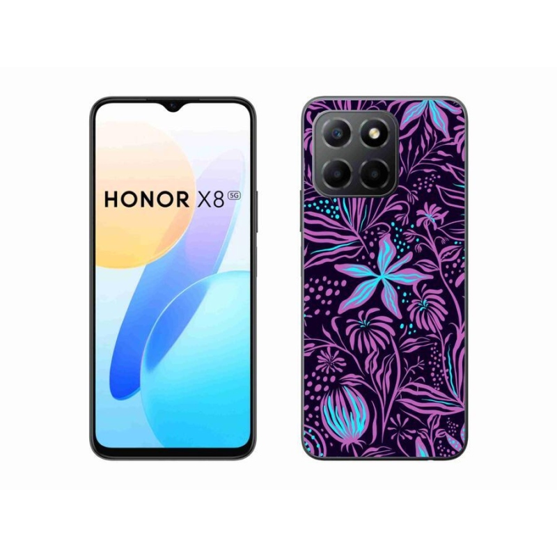 Zselés borítás mmCase a Honor X8 5G/Honor 70 Lite 5G számára - virágok 2