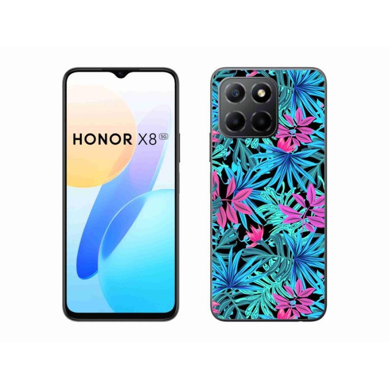 Zselés borítás mmCase a Honor X8 5G/Honor 70 Lite 5G számára - virágok 3