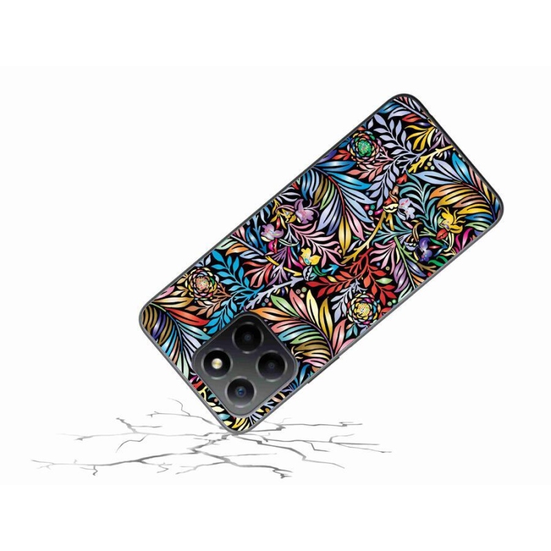 Zselés borítás mmCase a Honor X8 5G/Honor 70 Lite 5G számára - virágok 5