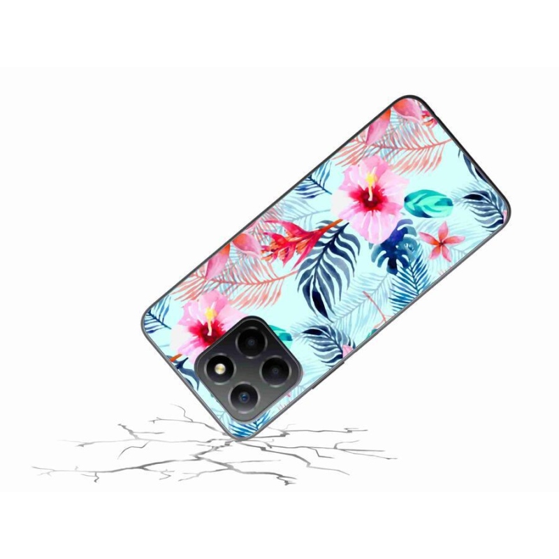 Zselés borítás mmCase a Honor X8 5G/Honor 70 Lite 5G számára - virágok