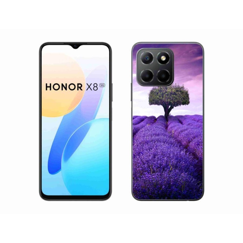 Zselés borítás mmCase a Honor X8 5G/Honor 70 Lite 5G készülékhez - levendula rét