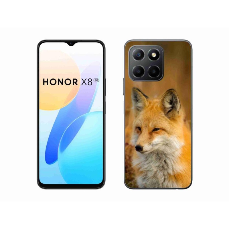 Zselés borítás mmCase a Honor X8 5G/Honor 70 Lite 5G számára - rókaszínű