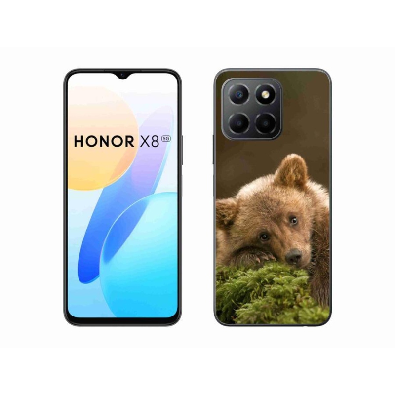 Zselés borítás mmCase a Honor X8 5G/Honor 70 Lite 5G készülékhez - medve