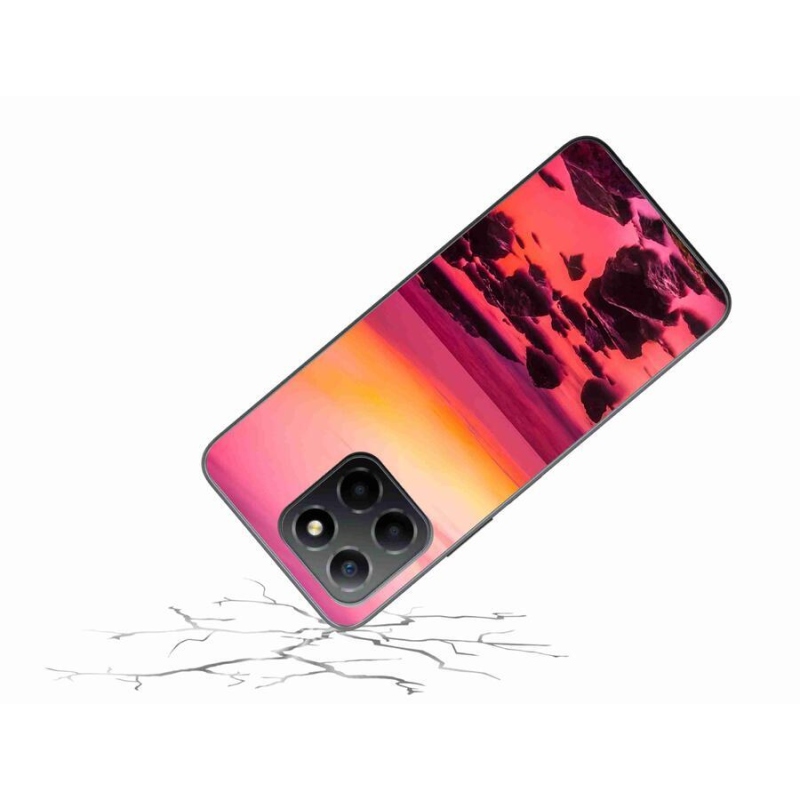 Zselés borítás mmCase a Honor X8 5G/Honor 70 Lite 5G számára - tenger és ragyogás