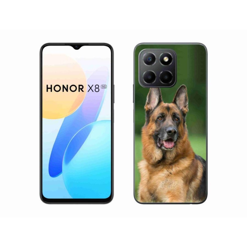 Zselés borítás mmCase a Honor X8 5G/Honor 70 Lite 5G készülékhez - Német juhászkutya