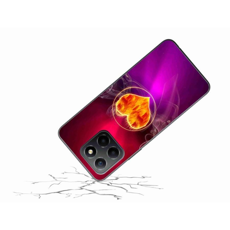 Gél borítás mmCase a Honor X8 5G/Honor 70 Lite 5G számára - tüzes szív