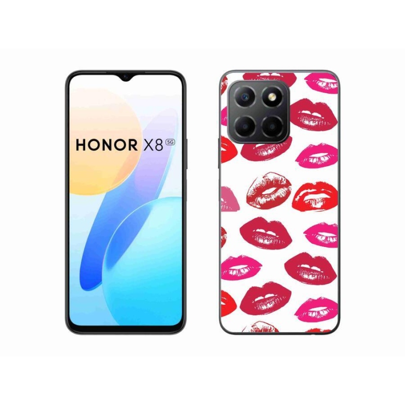 Gél borítás mmCase a Honor X8 5G/Honor 70 Lite 5G készülékhez - ajkak