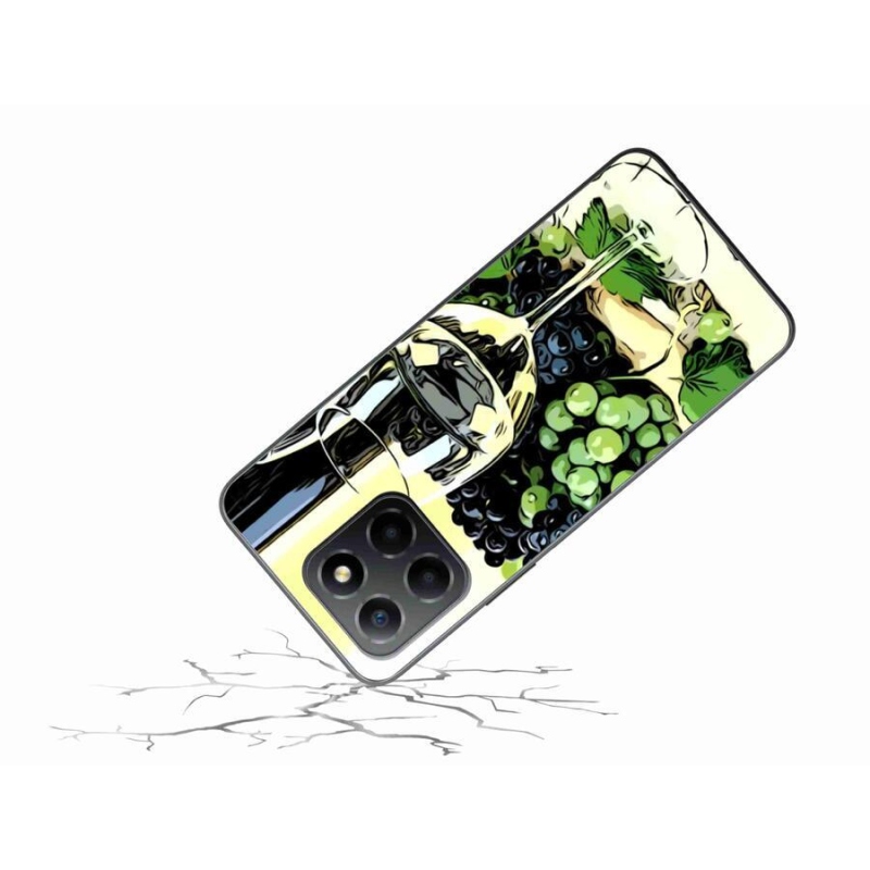 Zselés borító mmCase a Honor X8 5G/Honor 70 Lite 5G készülékhez - pohár bor