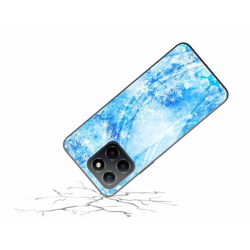 Zselés borítás mmCase a Honor X8 5G/Honor 70 Lite 5G készülékhez - hópelyhek