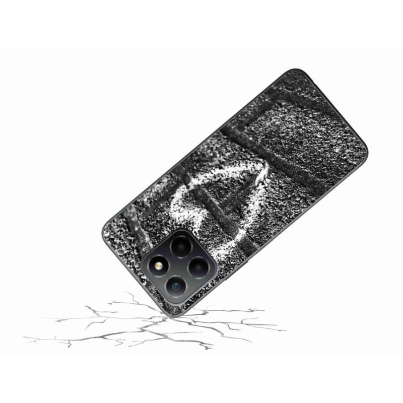 Zselés borítás mmCase a Honor X8 5G/Honor 70 Lite 5G számára - szív a falon