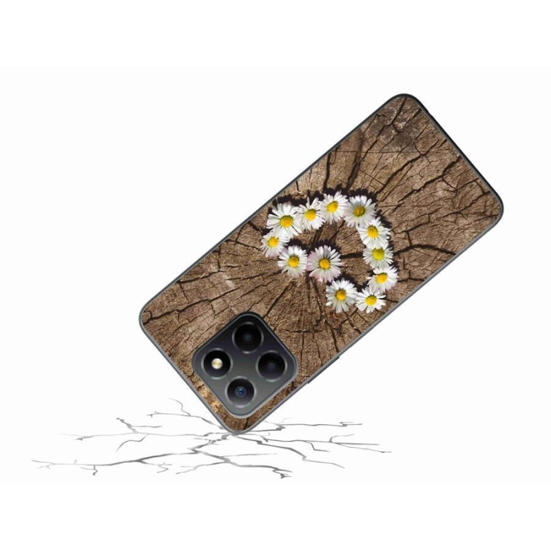 Zselés borítás mmCase a Honor X8 5G/Honor 70 Lite 5G készülékhez - százszorszépek szíve