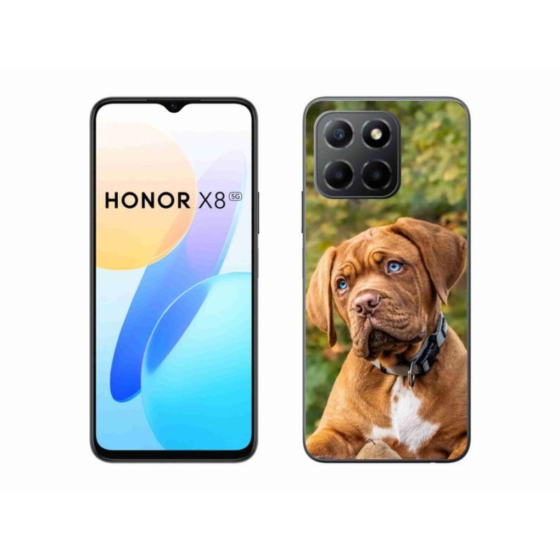 Zselés borítás mmCase a Honor X8 5G/Honor 70 Lite 5G számára - kölyökkutyakék
