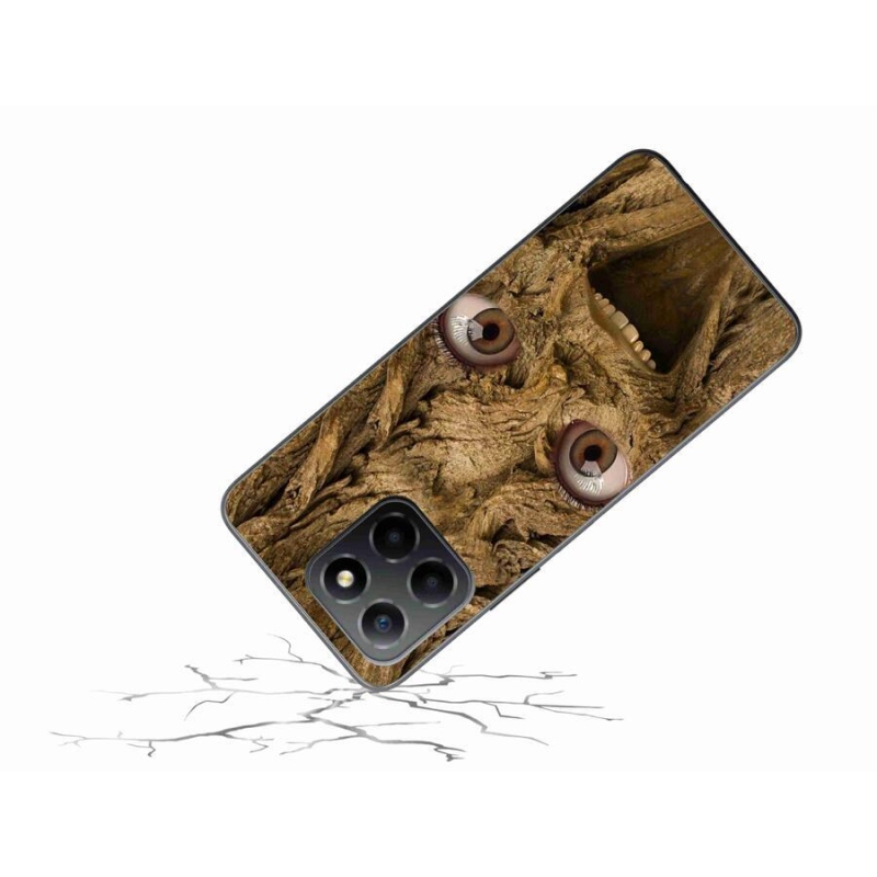 Gél borító mmCase a Honor X8 5G/Honor 70 Lite 5G számára - boldog fa szemekkel