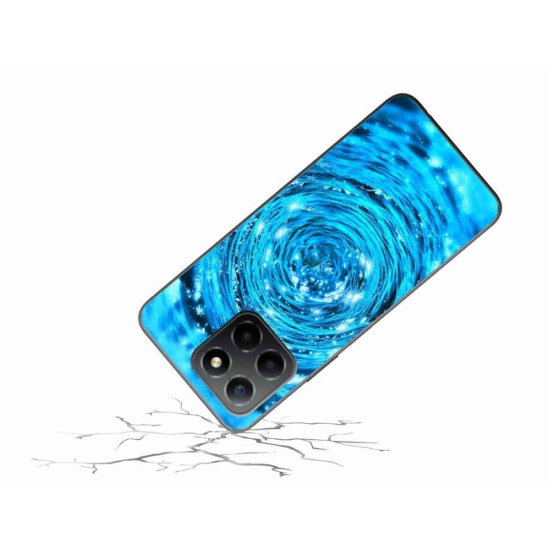 Zselés borítás mmCase a Honor X8 5G/Honor 70 Lite 5G - water vortex számára