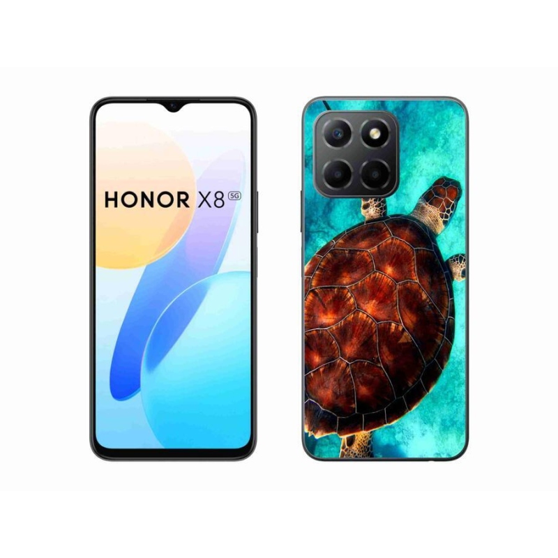Zselés borítás mmCase a Honor X8 5G/Honor 70 Lite 5G készülékhez - teknősbéka