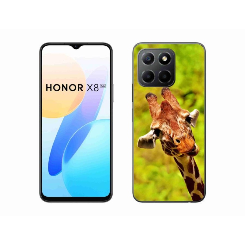 Zselés borítás mmCase a Honor X8 5G/Honor 70 Lite 5G készülékhez - zsiráf