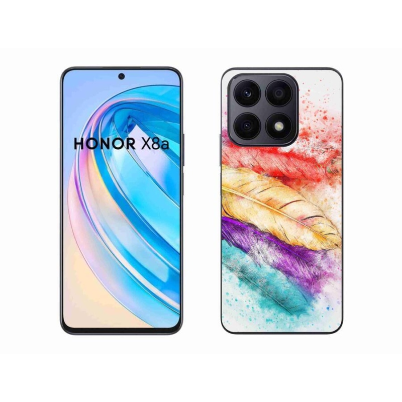Zselés borítás mmCase a Honor X8a készülékhez - színes toll