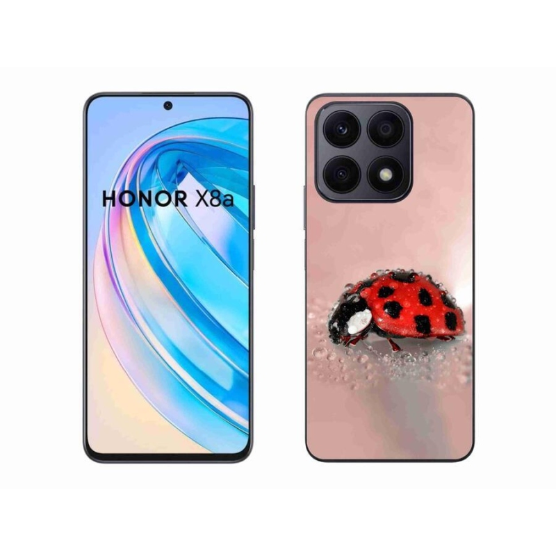 Zselés borítás mmCase a Honor X8a készülékhez - katicabogár