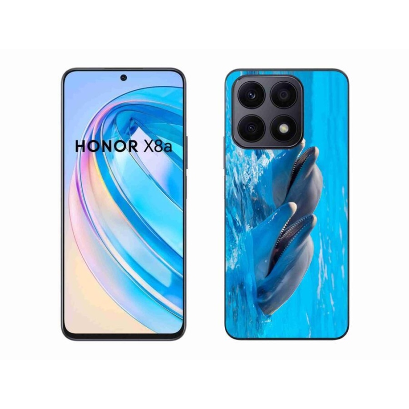 Zselés borítás mmCase a Honor X8a készülékhez - delfinek