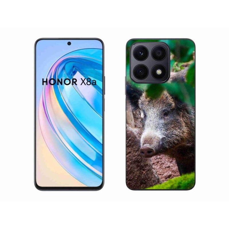 Zselés borítás mmCase a Honor X8a készülékhez - vaddisznó