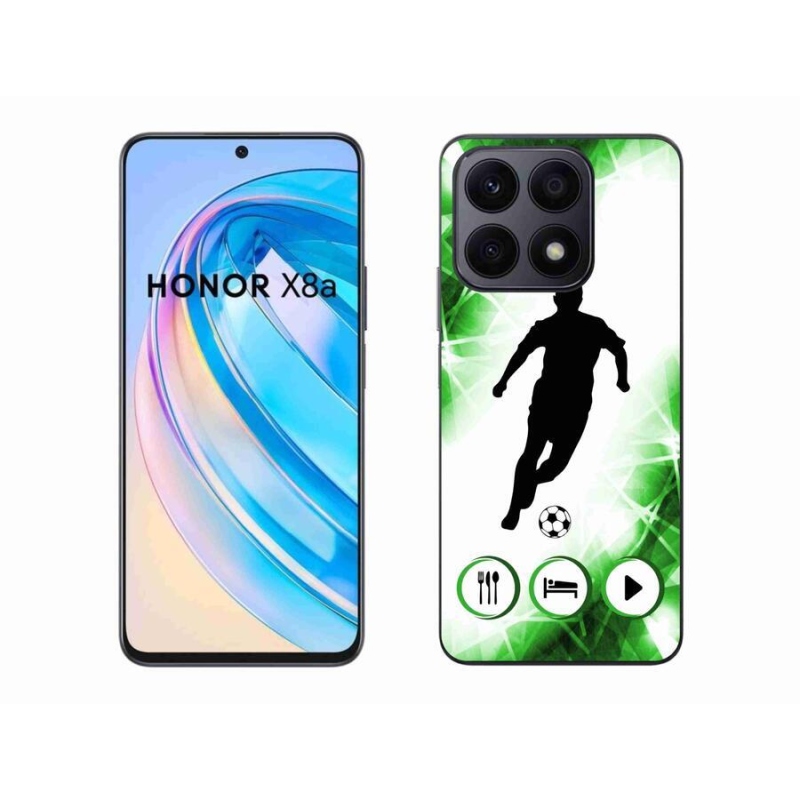 Gél borítás mmCase a Honor X8a számára - focista