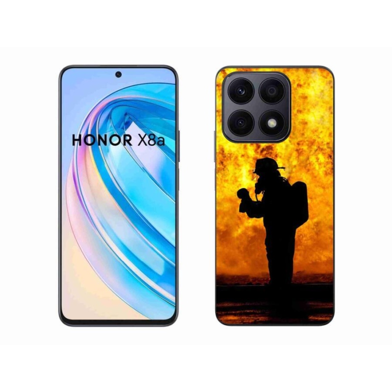 Gél borítás mmCase a Honor X8a számára - tűzoltó
