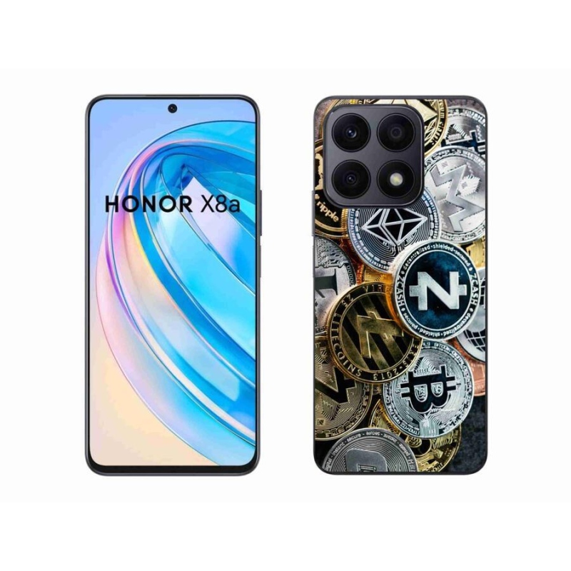 Gél borítás mmCase a Honor X8a számára - kriptovaluták
