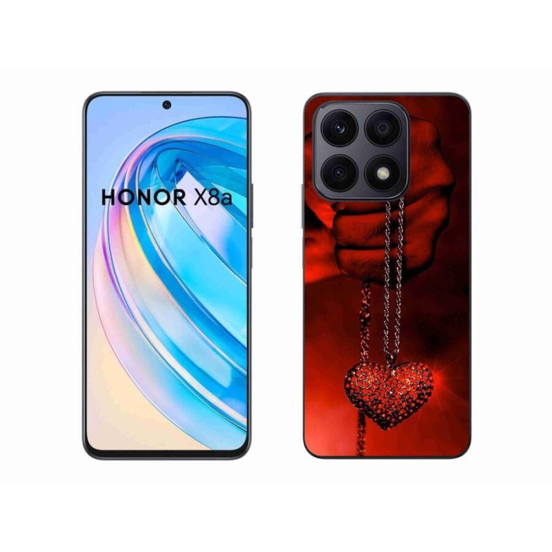 Gél borítás mmCase a Honor X8a számára - nyaklánc